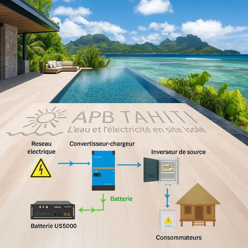 Kit Backup 3 kVA – Alimentation de Secours 4,8 kWh Kit Backup 3 kVA – Alimentation de Secours 4,8 kWh