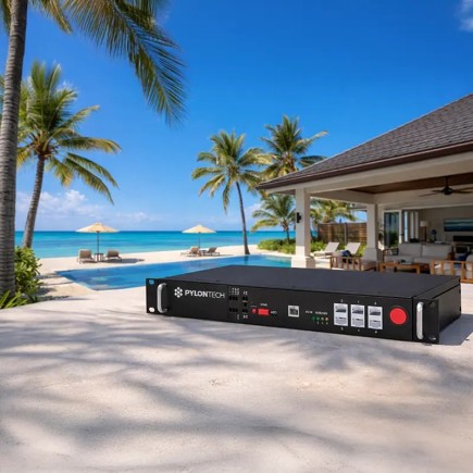 Architecture de stockage d’énergie Pylontech pour sites isolés et installations solaires en Polynésie française