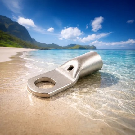 Cosse tubulaire haute conductivité pour connexion de batterie et système photovoltaïque, résistante à la corrosion