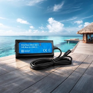 Interface Victron MK3-USB pour système énergétique autonome en Polynésie