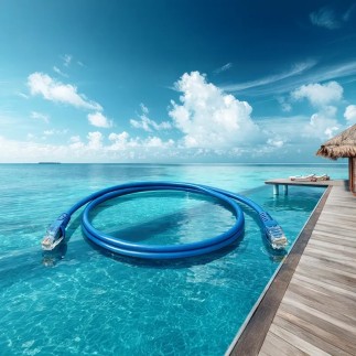 Câble RJ45 Victron Energy installation solaire îles de Polynésie française