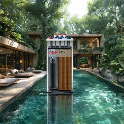 Batterie plomb OPzS FIAMM 2V haute capacité pour installation photovoltaïque en Polynésie