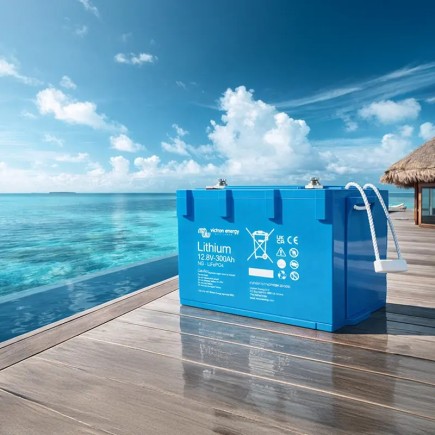 Solution de stockage solaire 12V 300Ah pour autoconsommation à Tahiti