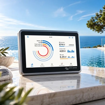 Ekrano GX Victron : centrale de supervision avec écran tactile 7 pouces intégré
