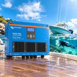 Chargeur Victron Skylla-IP65 12V 70A 3 sorties – étanche marine