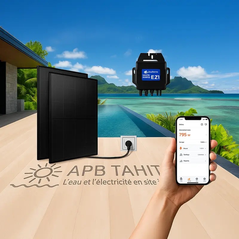 Kit autoconsommation monophasé Plug & Play - 0.85KWc - APSystems