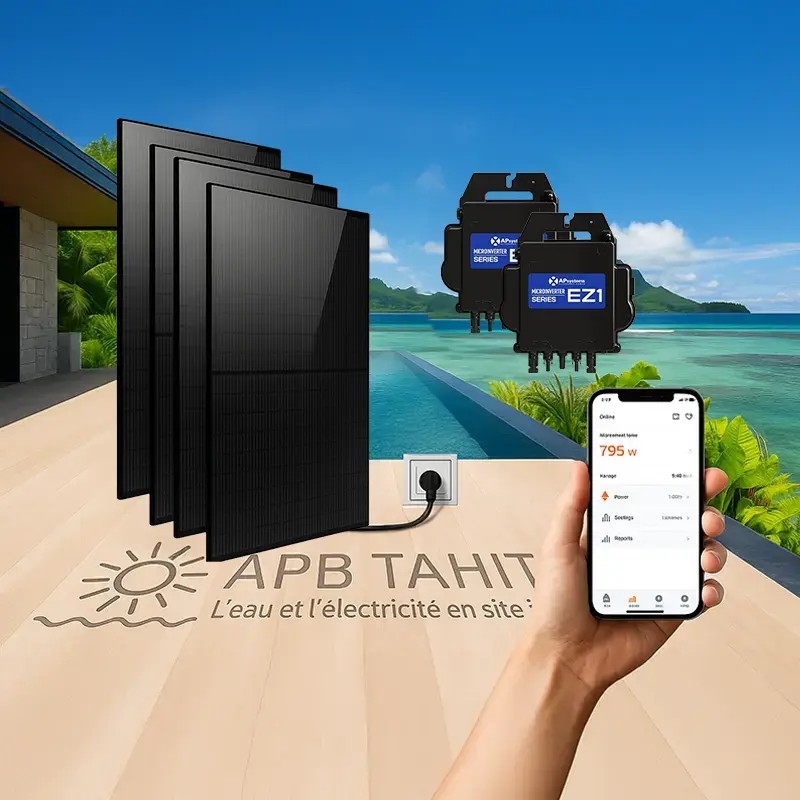 Kit autoconsommation monophasé Plug & Play - 1.7KWc - APSystems