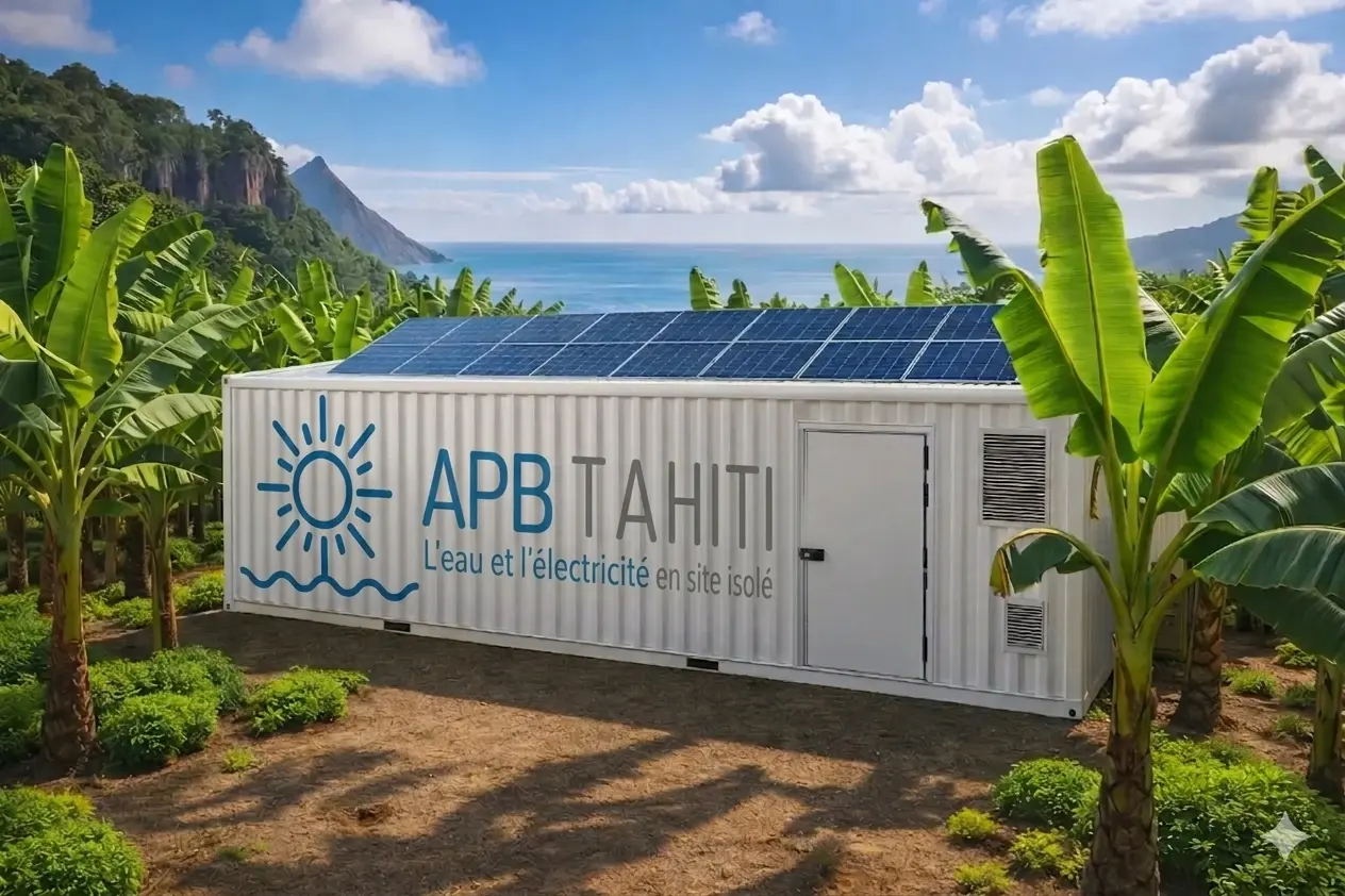 Stockage frigorifique mobile pour fruits et légumes en site isolé