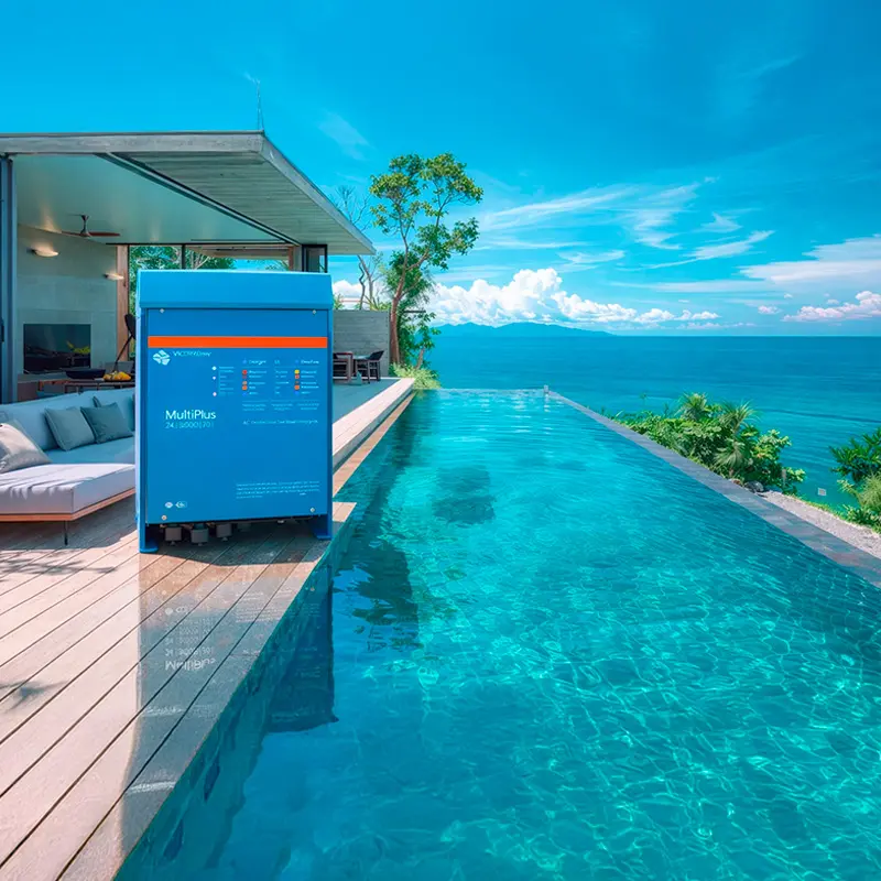 Convertisseur chargeur Victron Energy MultiPlus 48/20000/250-100, solution 48V 20kW pour applications solaires, autonomes et professionnelles.